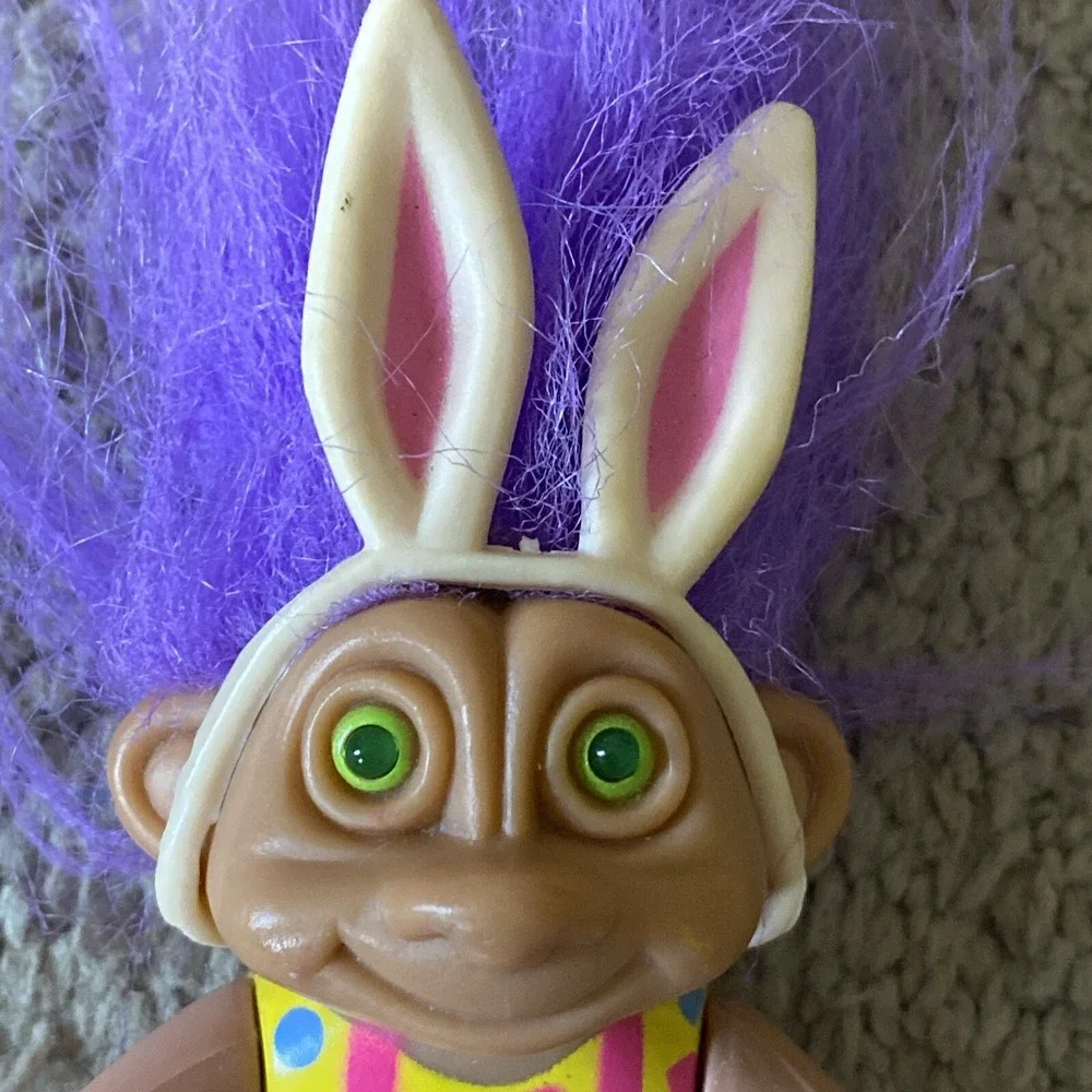 Vintage Soma Baby Troll Dolls 1992 Easter Theme Bunny‎ Ears